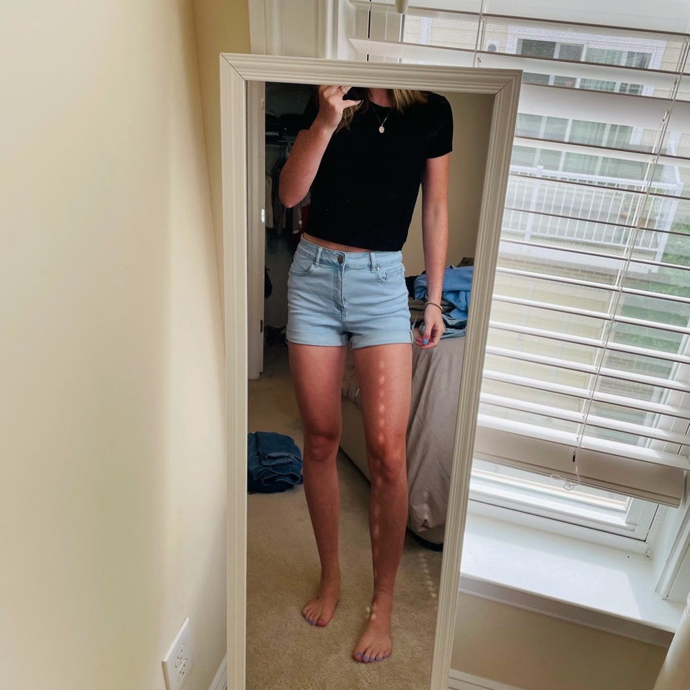 Light blue forever 21 Jean shorts